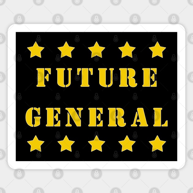 Future General 5 Star Military Kids Gift. Sticker by Maxx Exchange